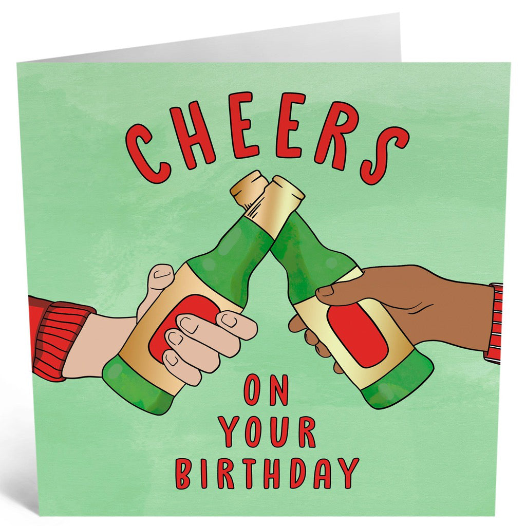 Cheers On Your Birthday Card