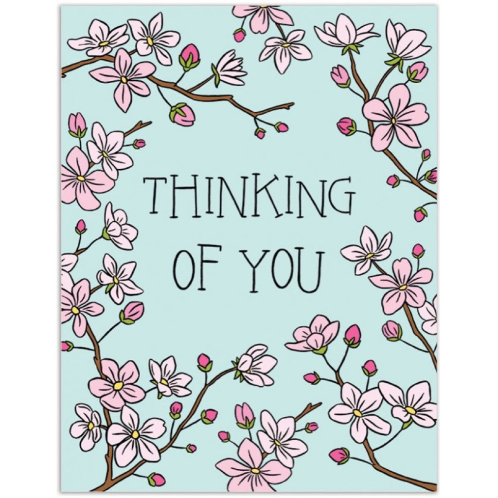 Cherry Blossoms Thinking of You Card