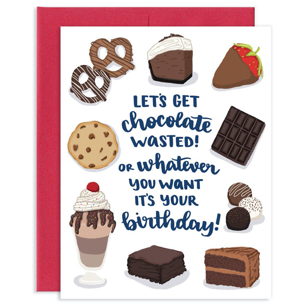 Chocolate Wasted Card