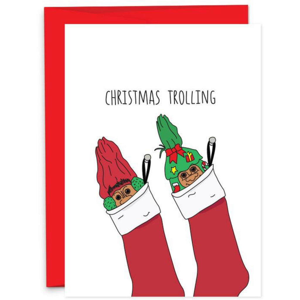 Christmas Trolling Card