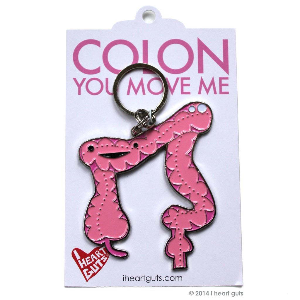 Colon Key Chain by I Heart Guts | Organ & Body Part Key Chains – Outer ...