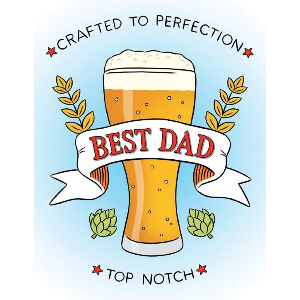 Crafted To Perfection Dad Card.