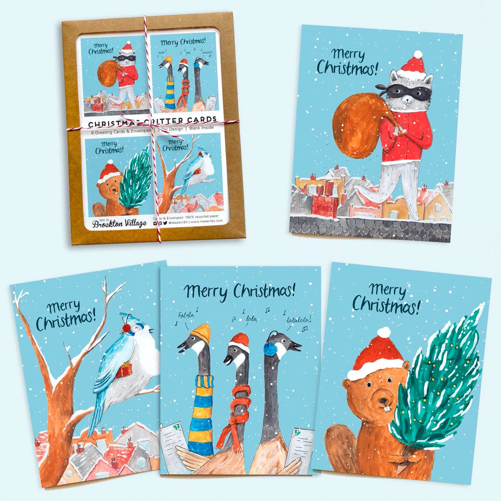 Critter Collection Holiday Boxed Cards.