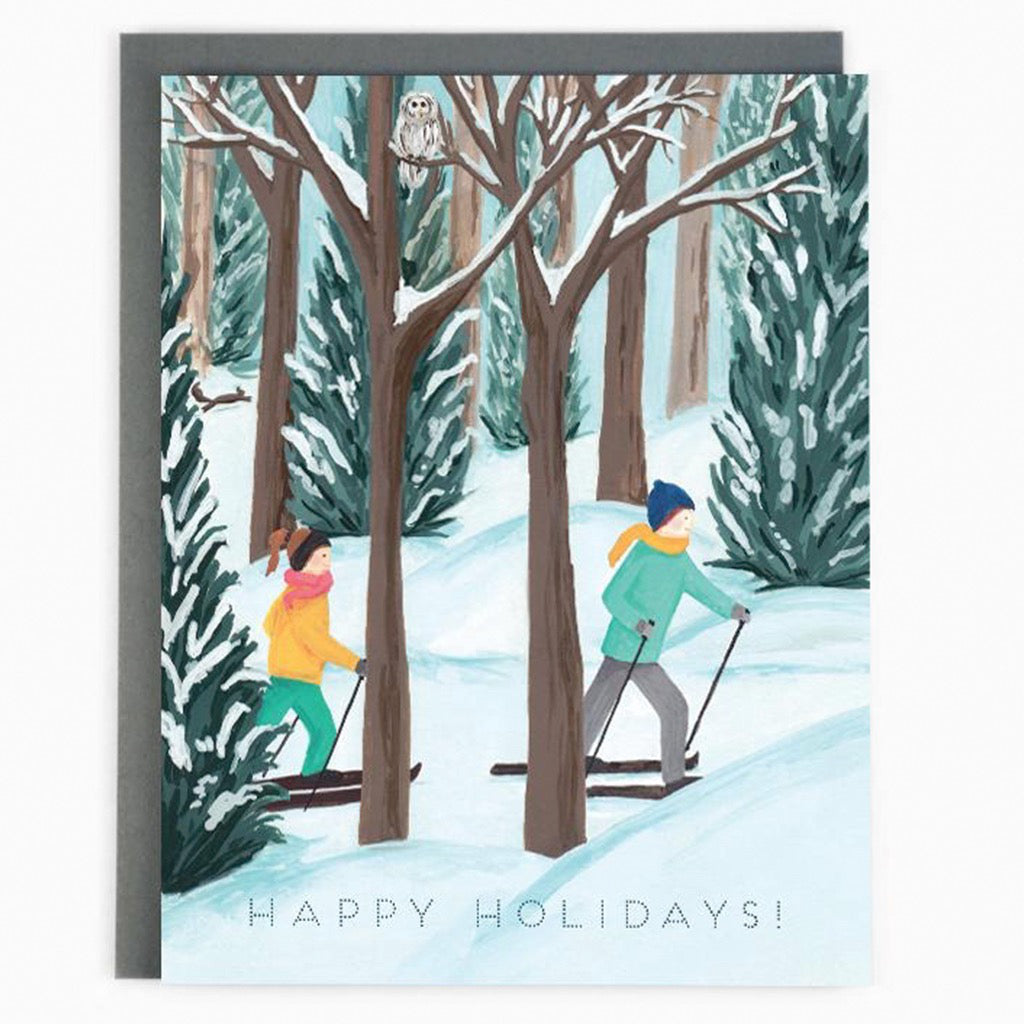 Cross Country Holiday Card