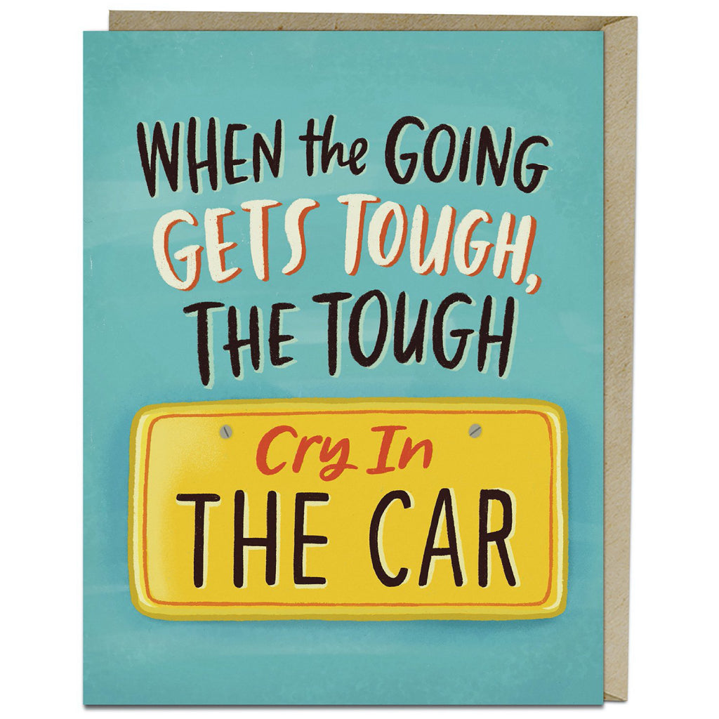 Cry In The Car Card