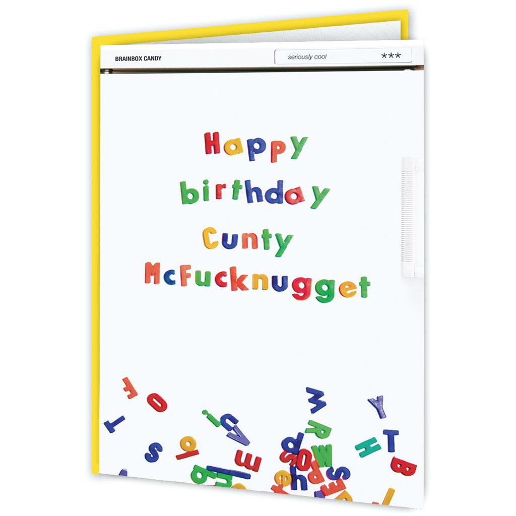 Cunty McFucknugget Birthday Card
