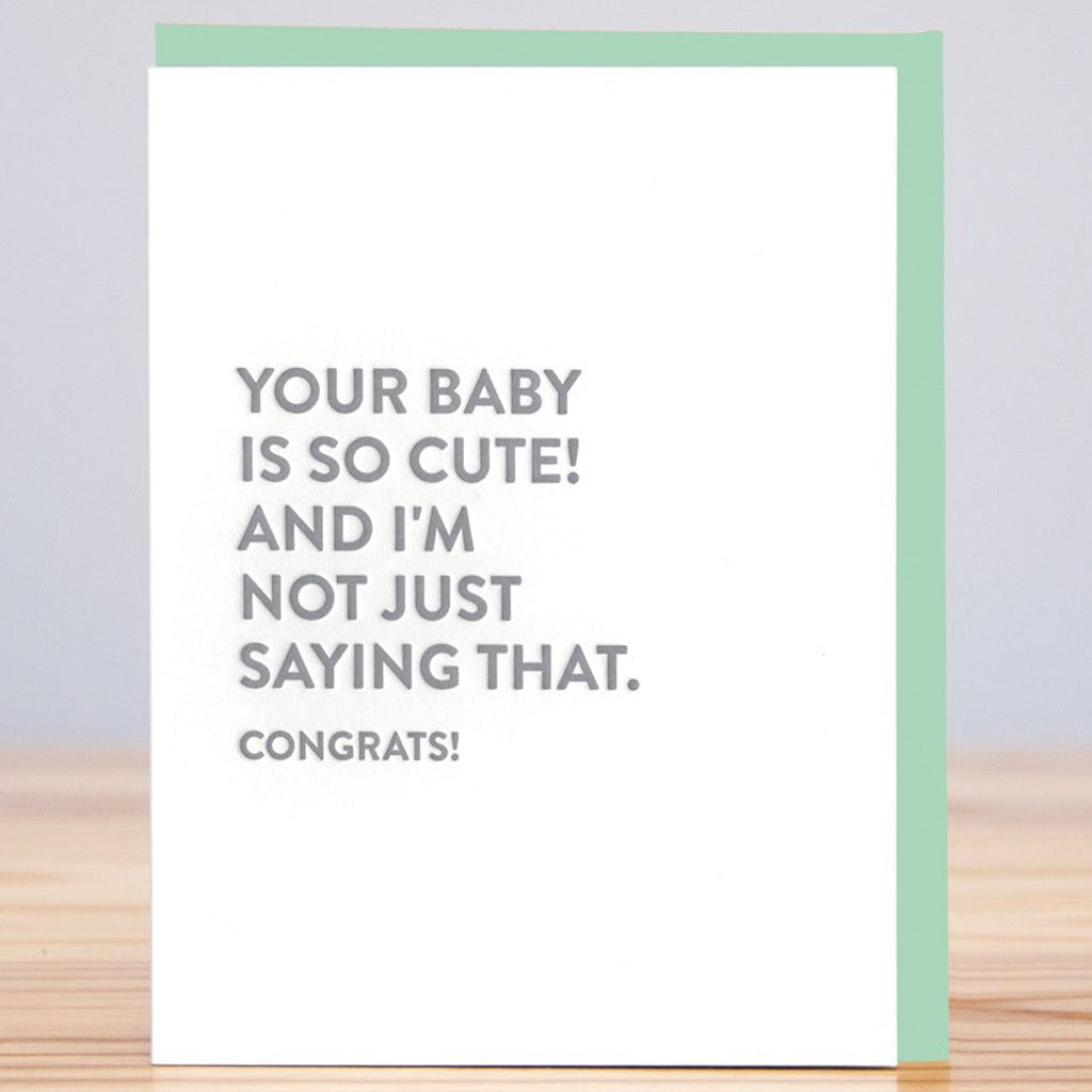 Cute Baby Congrats Card