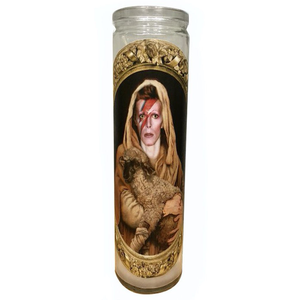 David Bowie Celebrity Prayer Candle
