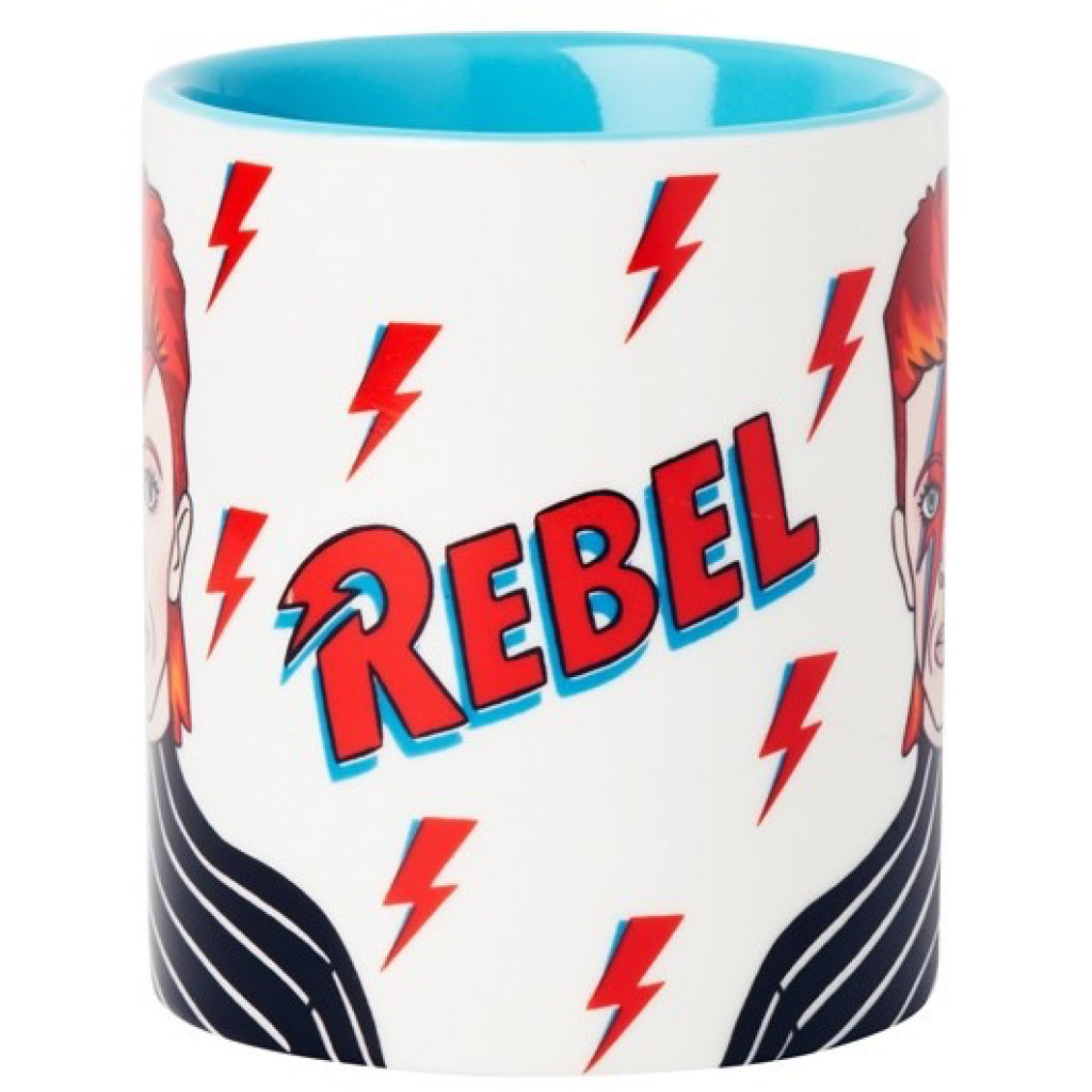 David Bowie Rebel Mug Back