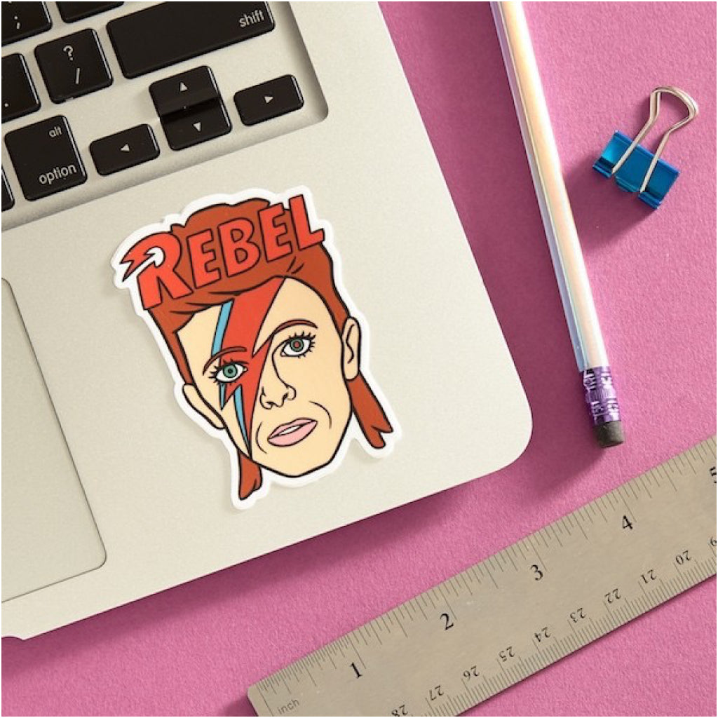 David Bowie Sticker Lifestyle