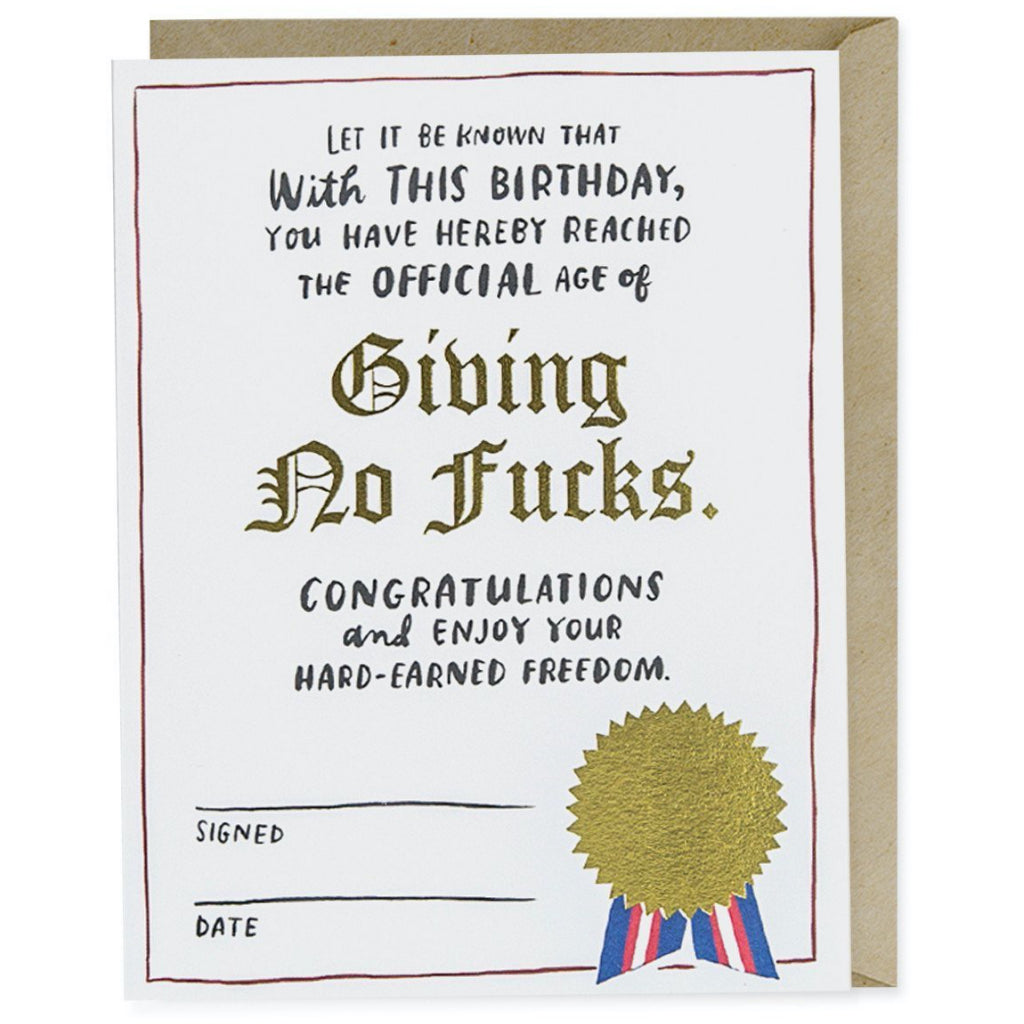 Decree Birthday Card