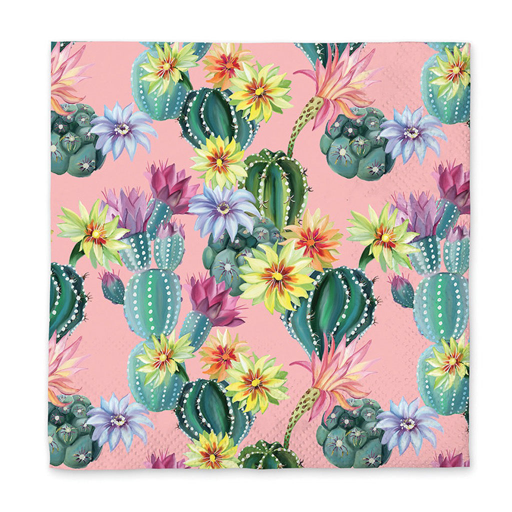Desert Blossoms Paper Beverage Napkins