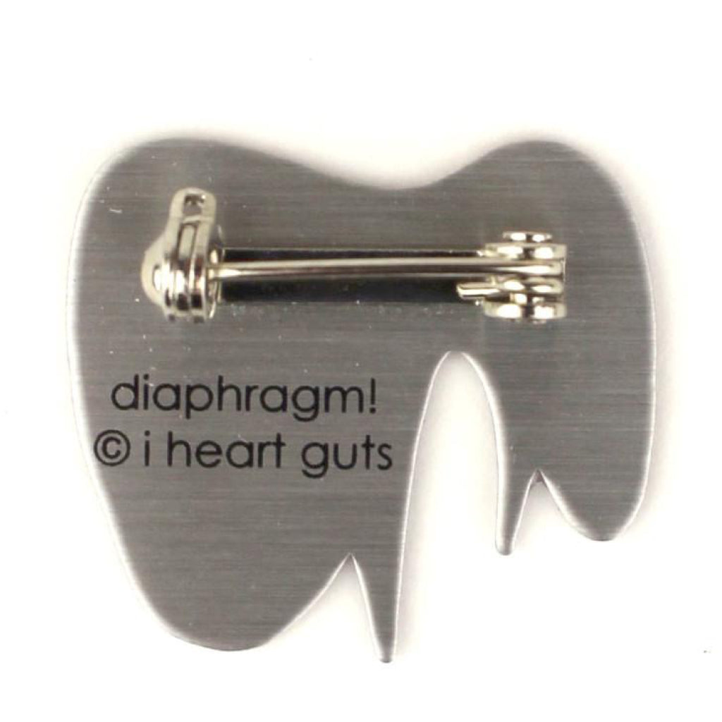 Diaphragm Lapel Pin back