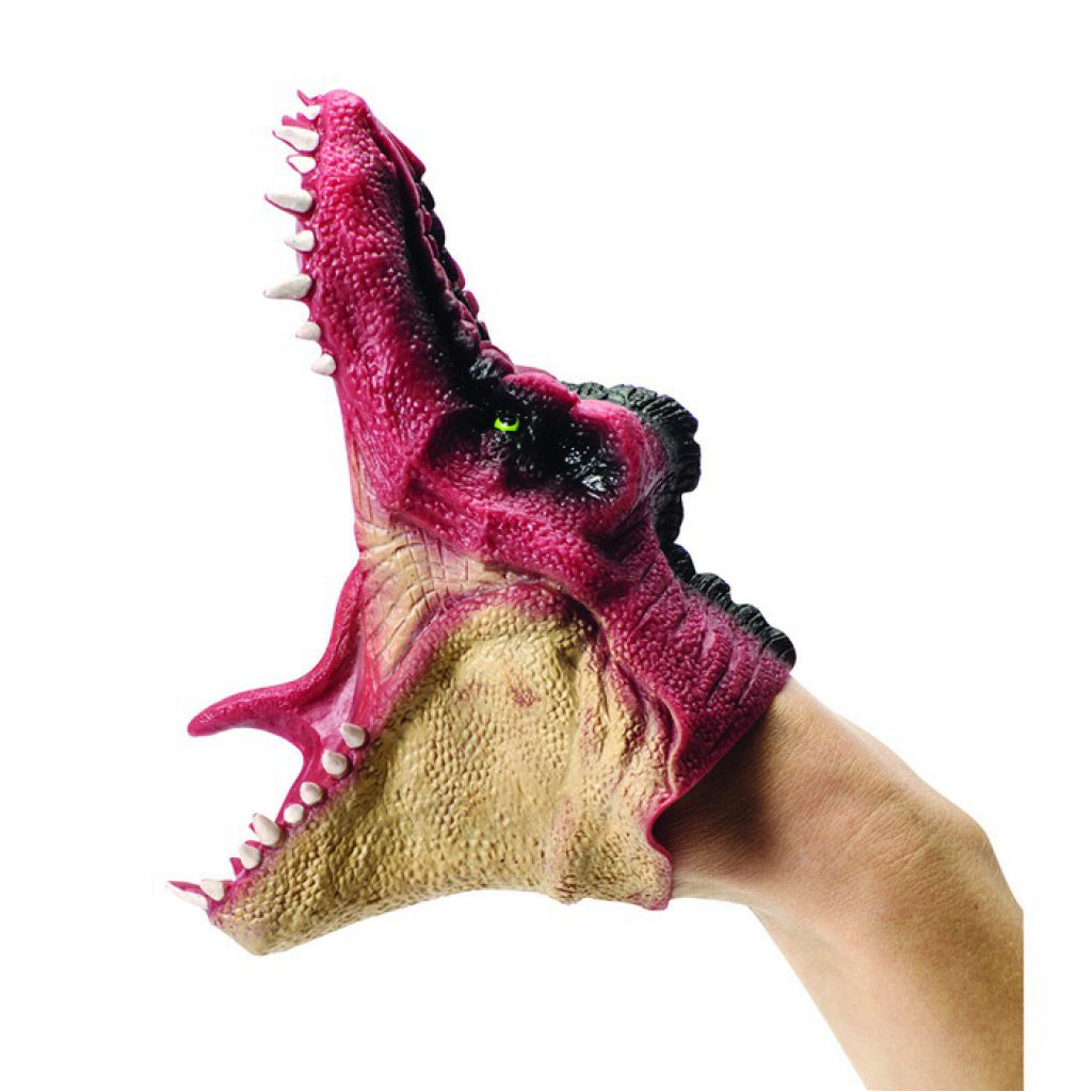 Dinosaur Hand Puppet pink