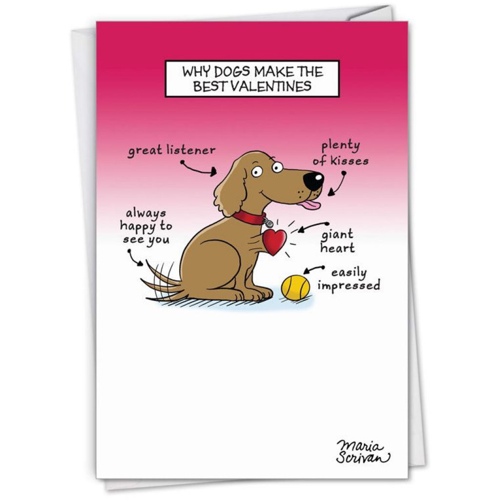 Dogs Make The Best Valentines Card