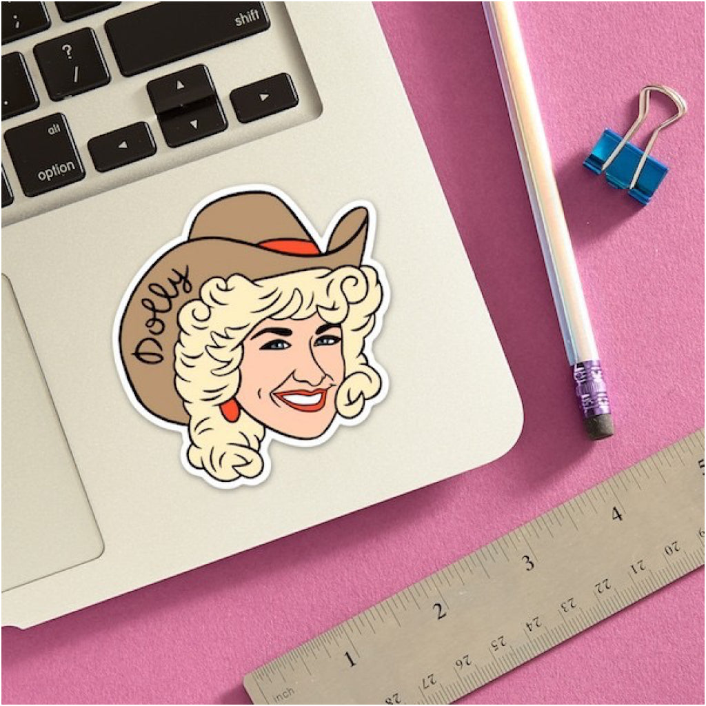 Dolly Parton Sticker Lifestyle