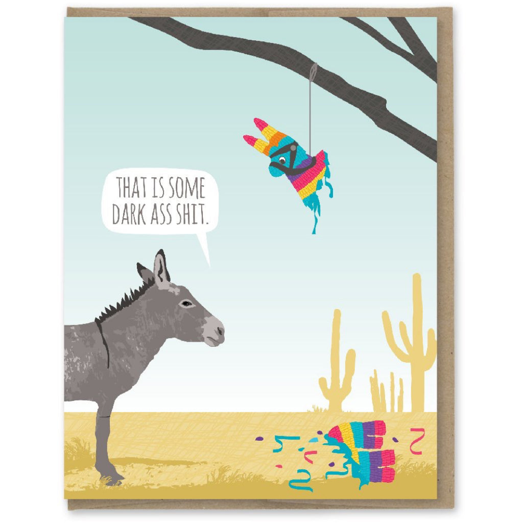 Donkey Pinata Card