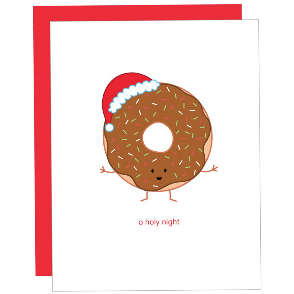 Donut Holiday Card.