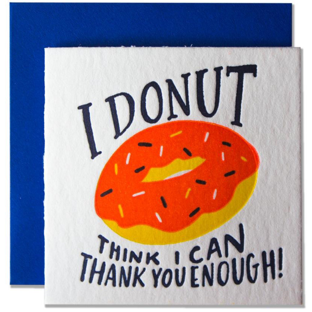 Donut Thank You Mini Card