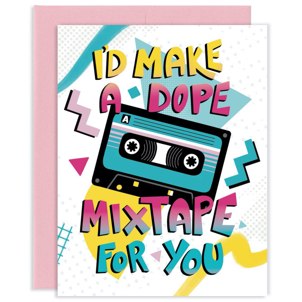 Dope Mixtape 90s Card