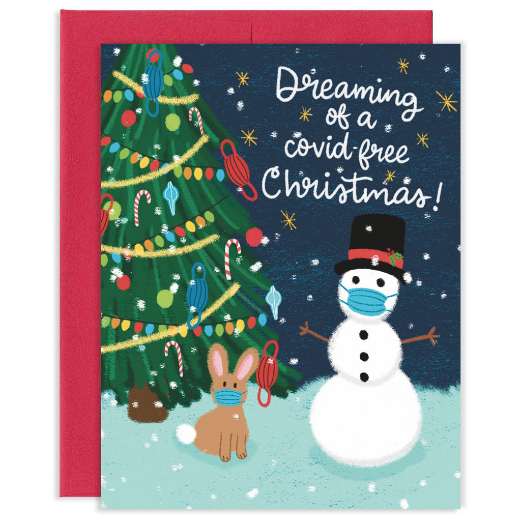 Dreaming Of A Covid Free Christmas Card