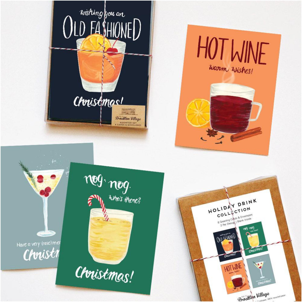 Drink Collection Holiday Boxed Cards
