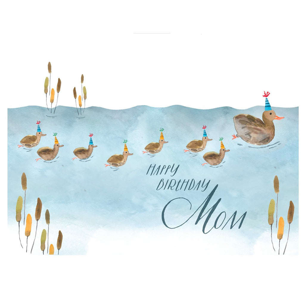 Ducklings Mom Birthday Card