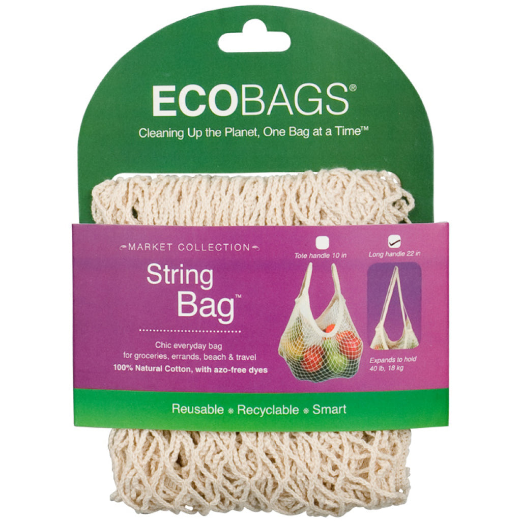Long Handle String Bag Natural