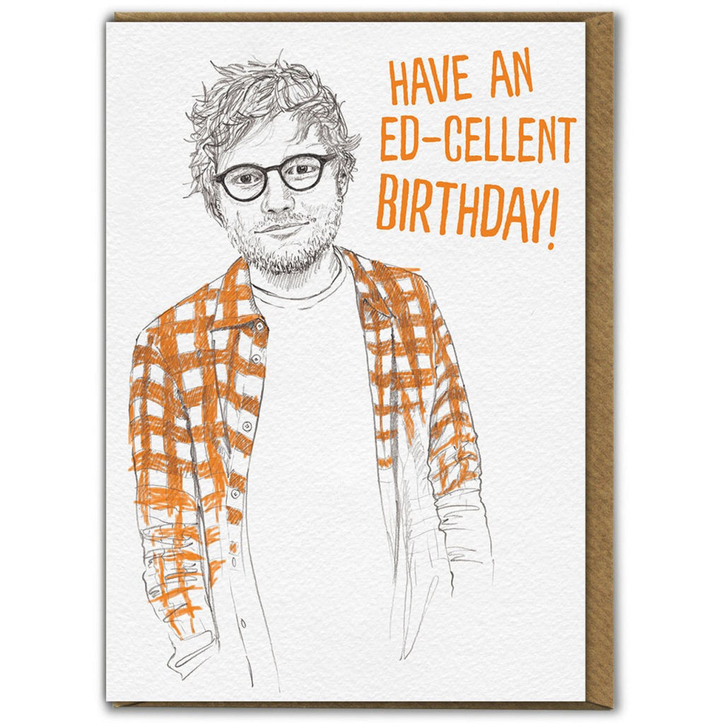 Ed Sheeran Birthday Card