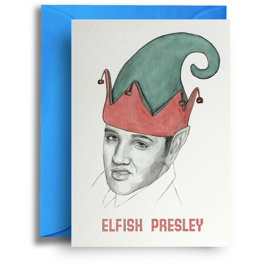 Elfish Presley Card