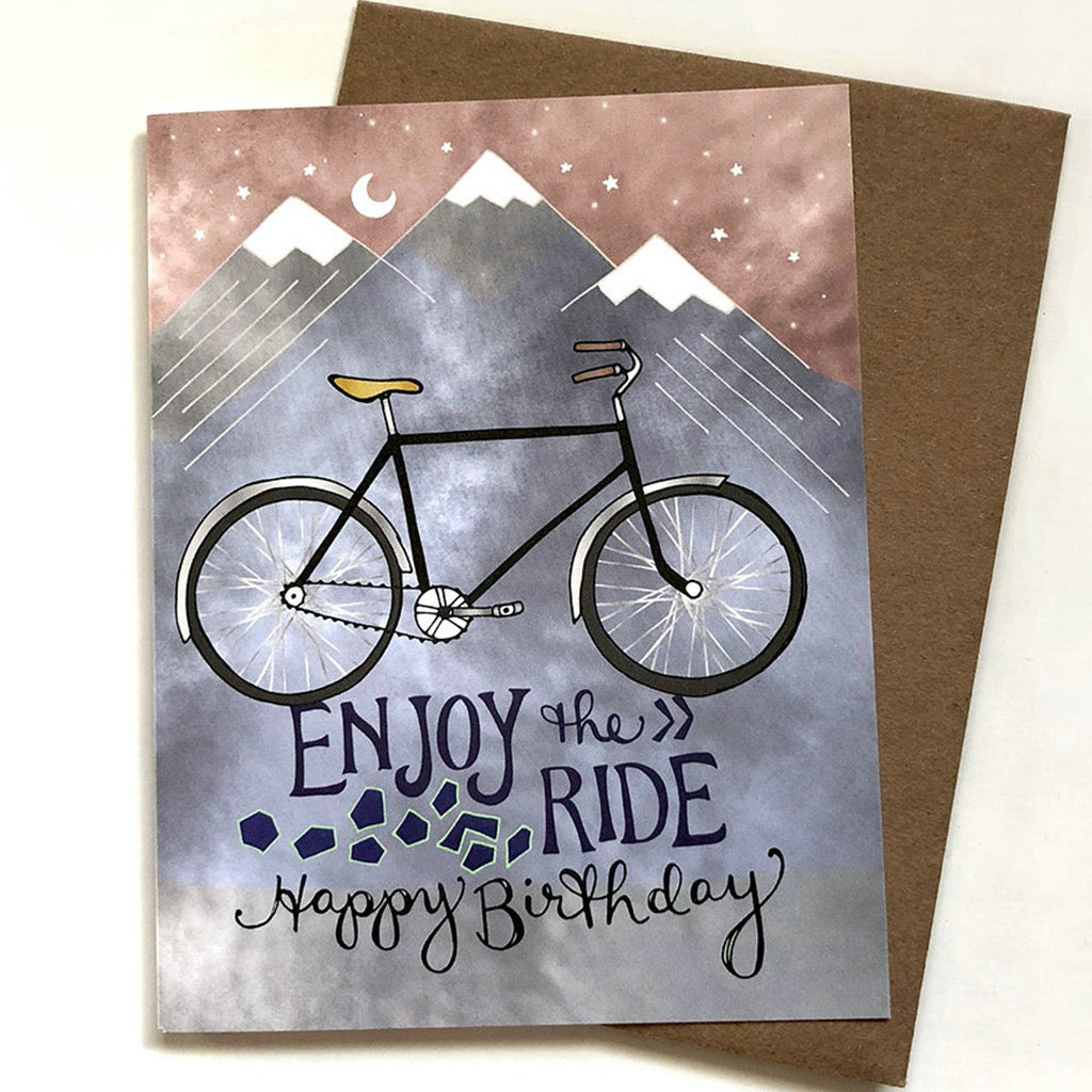 Enjoy The Ride Birthday Card