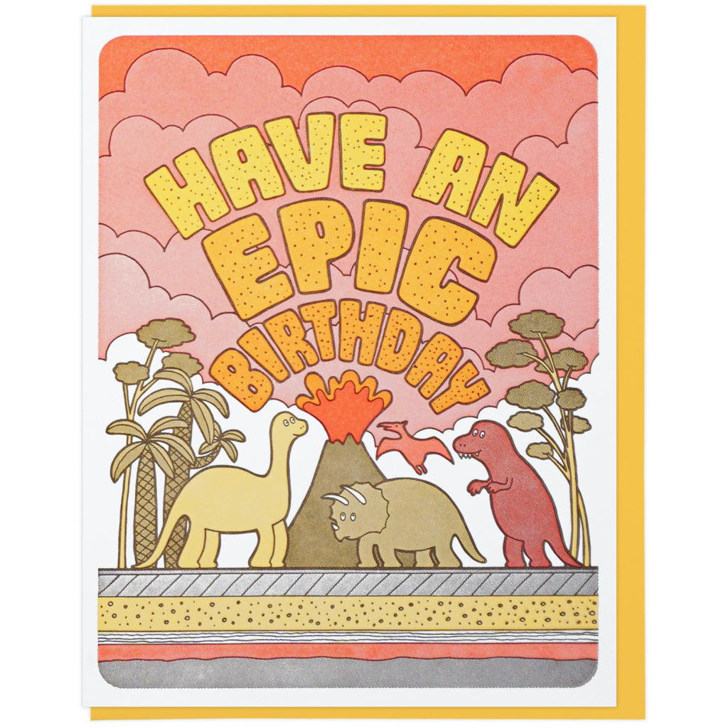 Epic Birthday Dinos Card