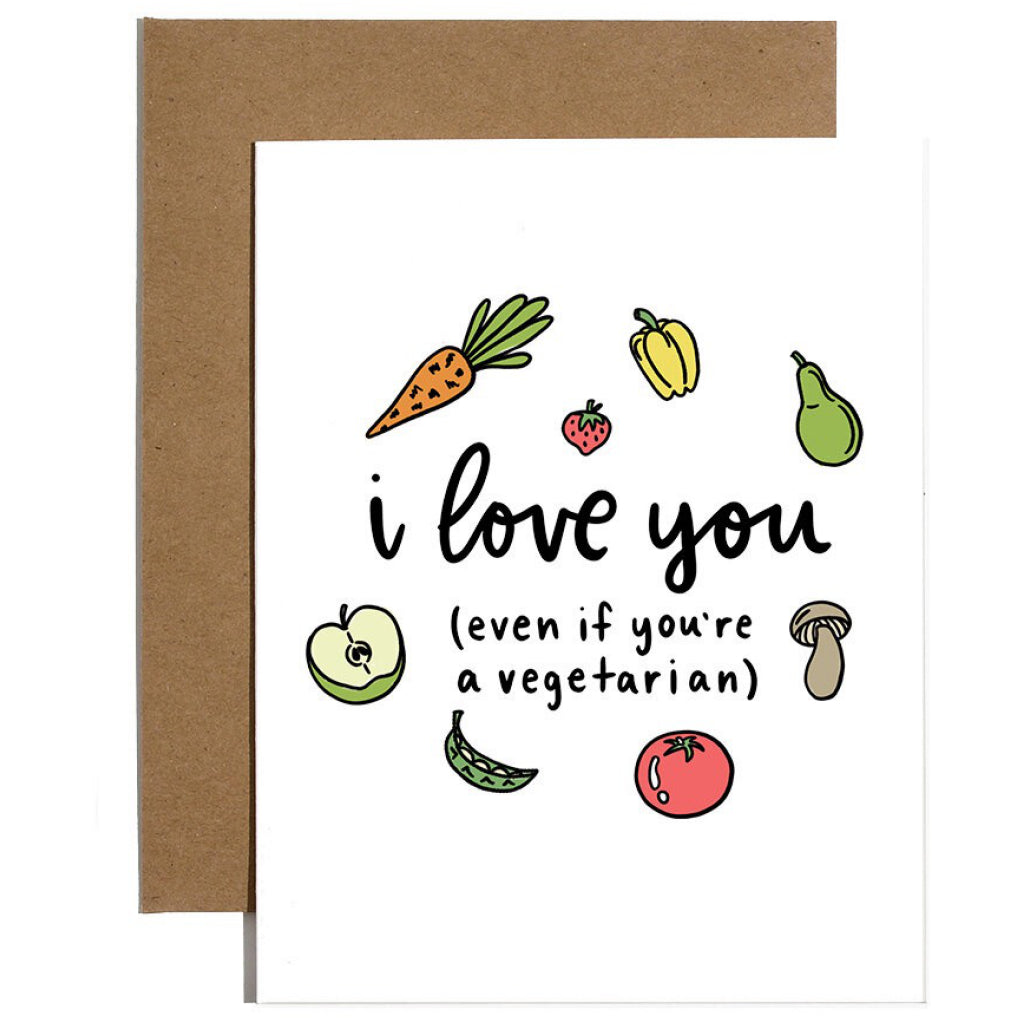 Even If You're A Vegetarian Card