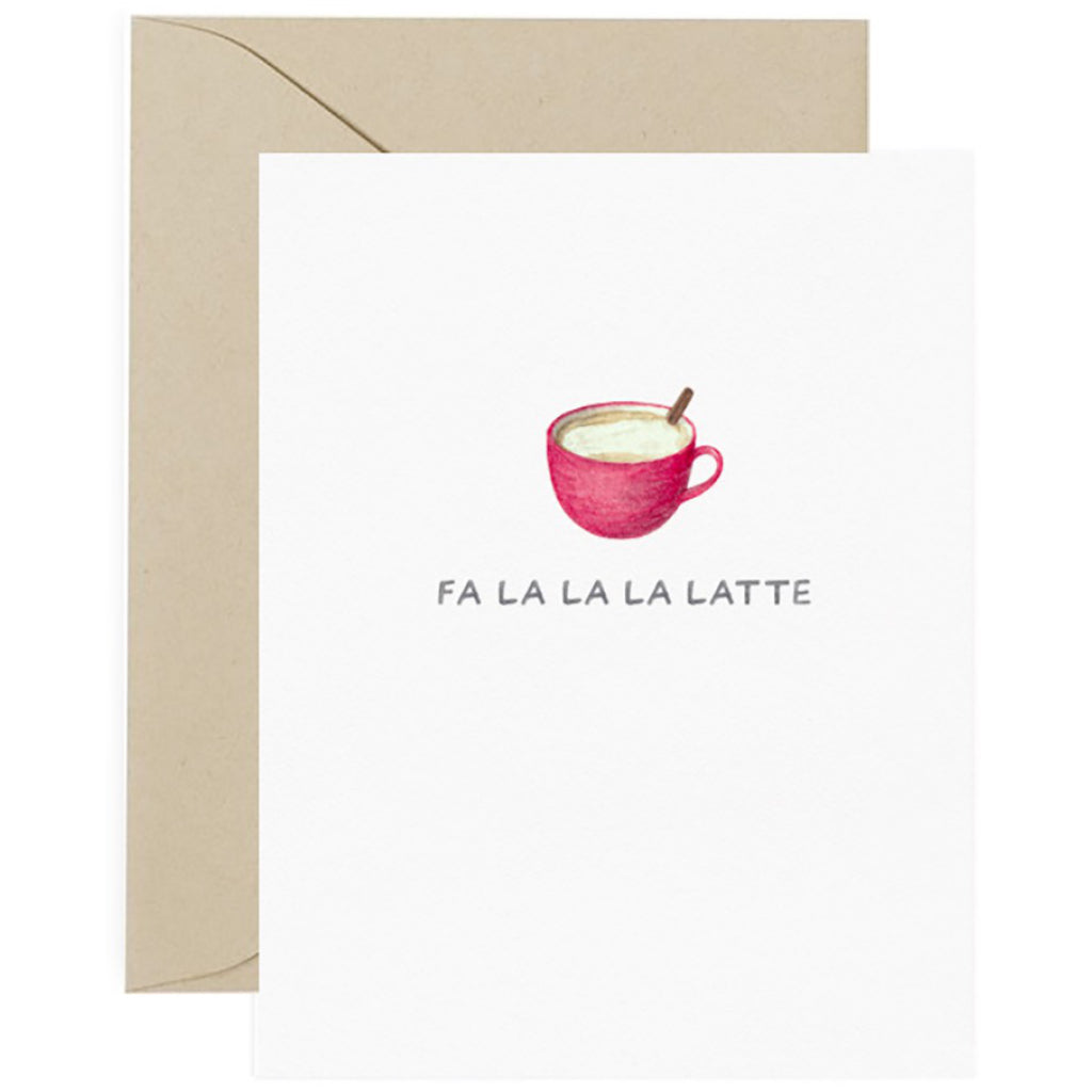 Fa La La Latte Card