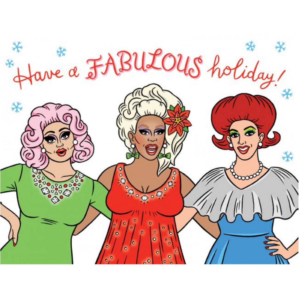 Fabulous Drag Holiday Card