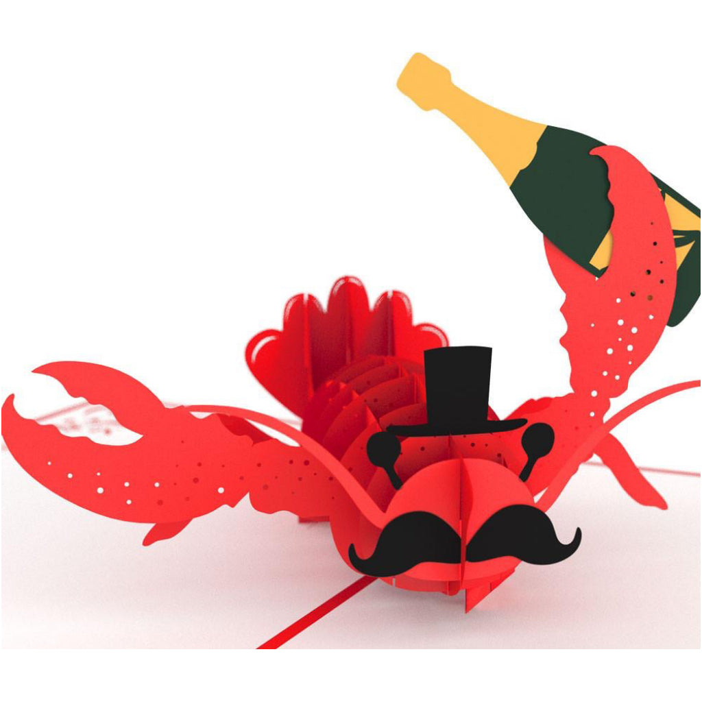 Fancy Lobster 3D Pop Up Card
