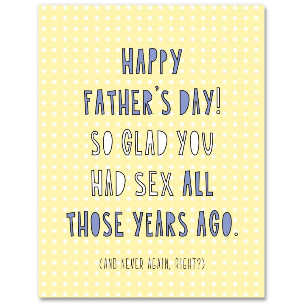 Father's Day Sex Card