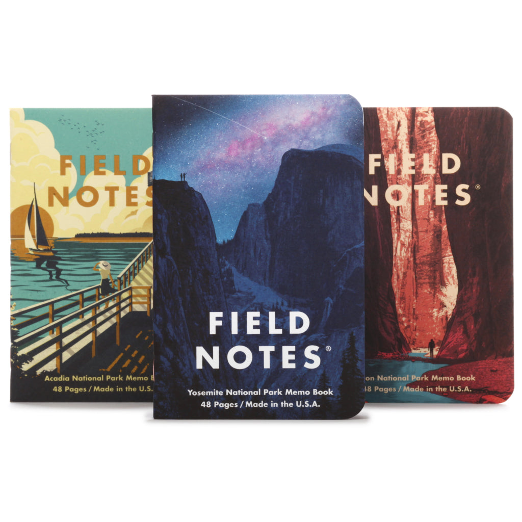 Field Notes National Parks Series A 3-Pack Notebooks