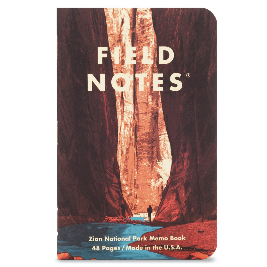 Field Notes National Parks Series A 3-Pack Notebooks A3 Cover
