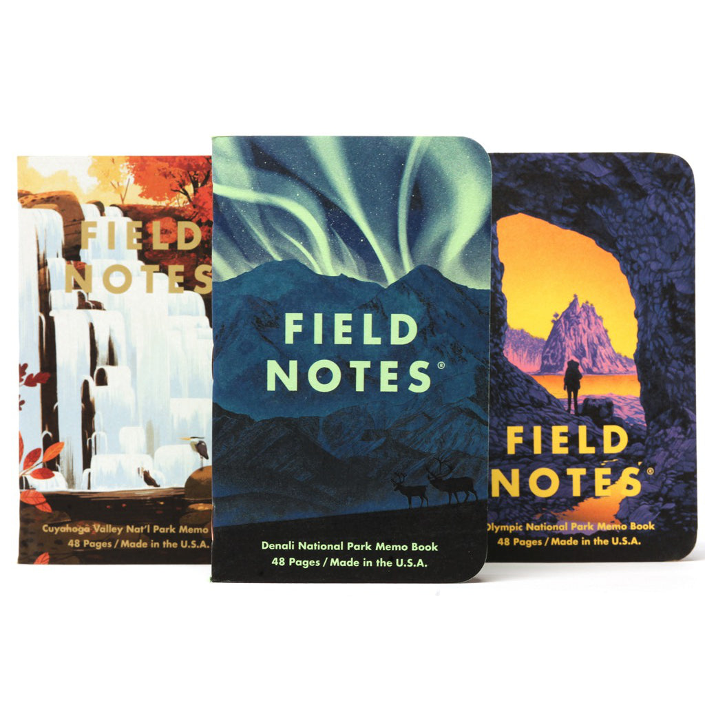 Field Notes National Parks Series E 3-Pack Notebooks