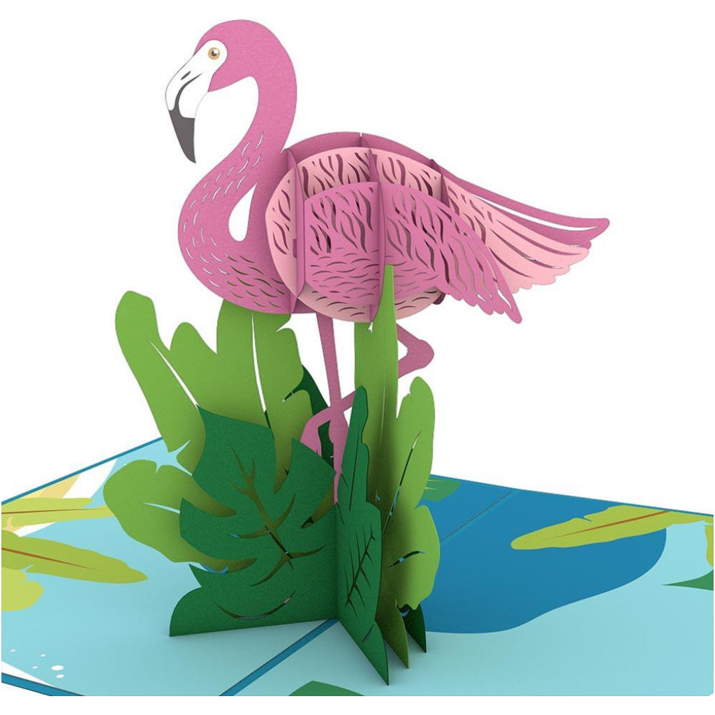 Flamingo 3D Pop Up Card