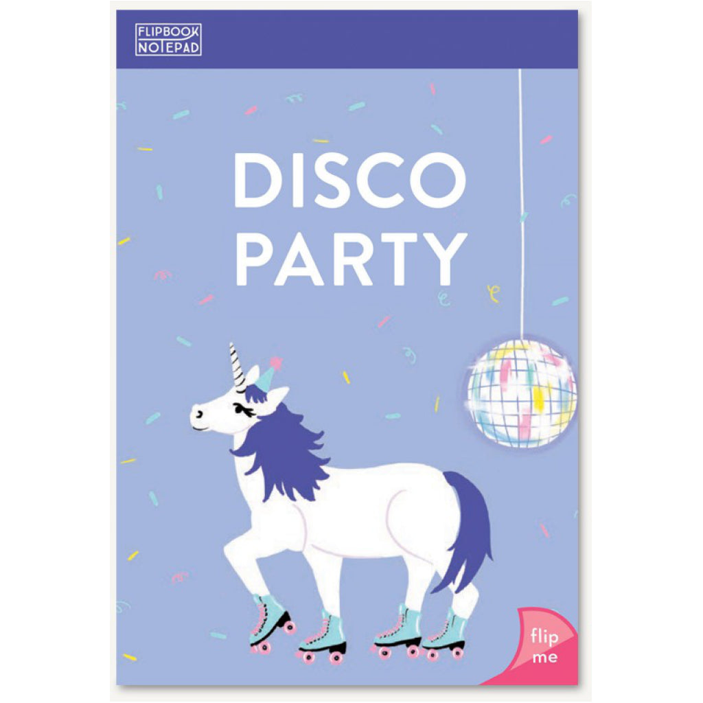 Flipbook Notepad - Disco Party
