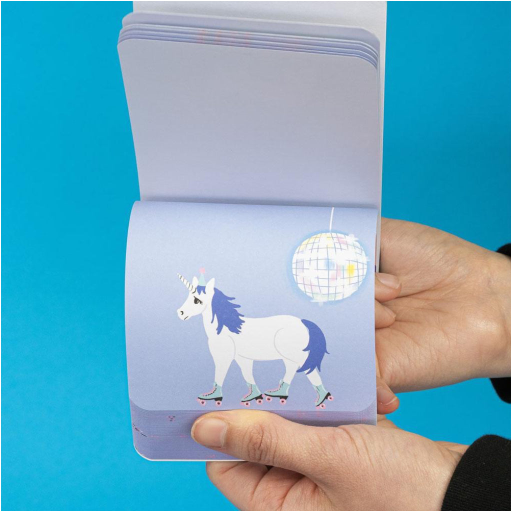 Flipbook Notepad - Disco Party Inside