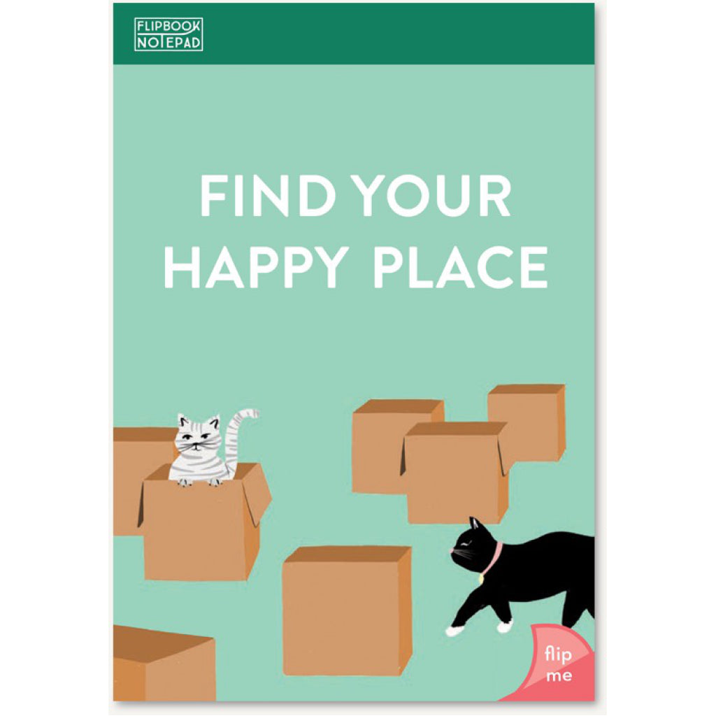 Flipbook Notepad - Find Your Happy Place
