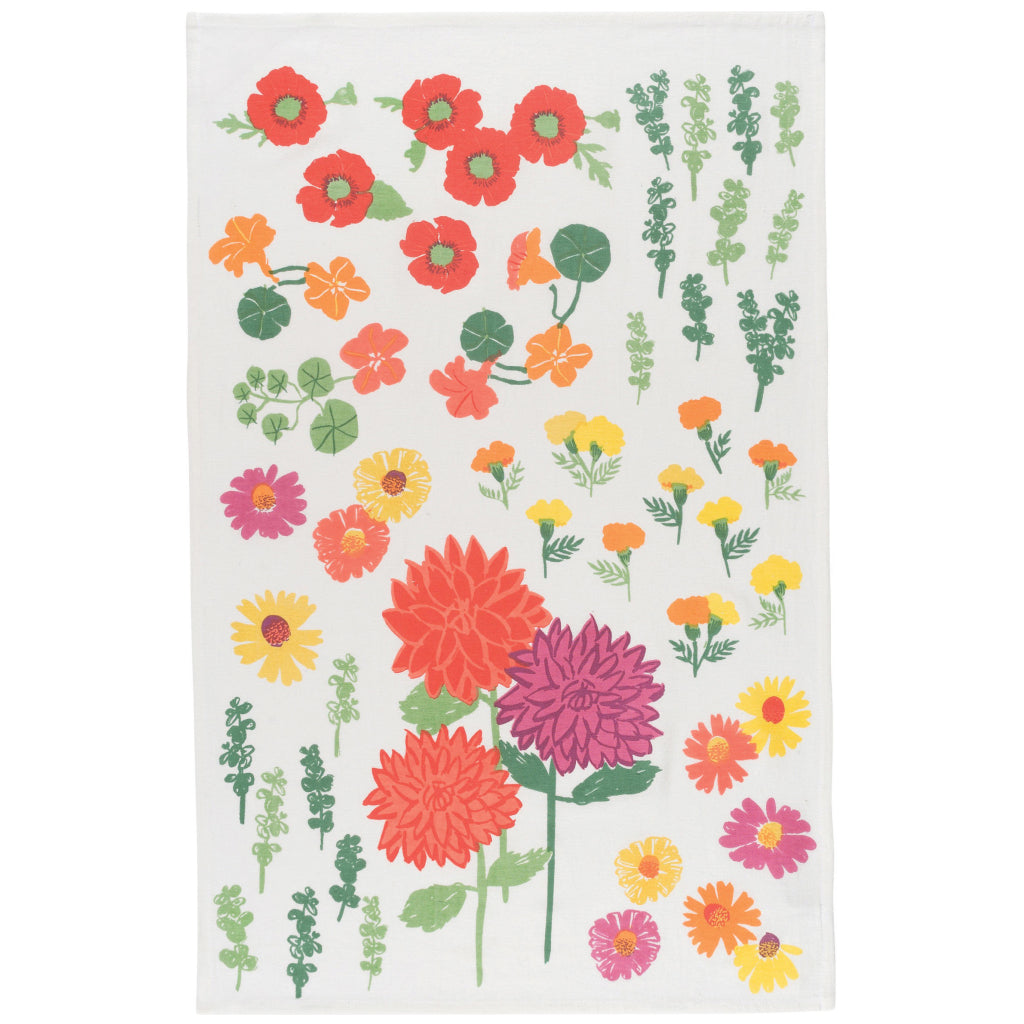 Flowers Of The Month Baker's Floursack Dishtowels Set of 3 Example