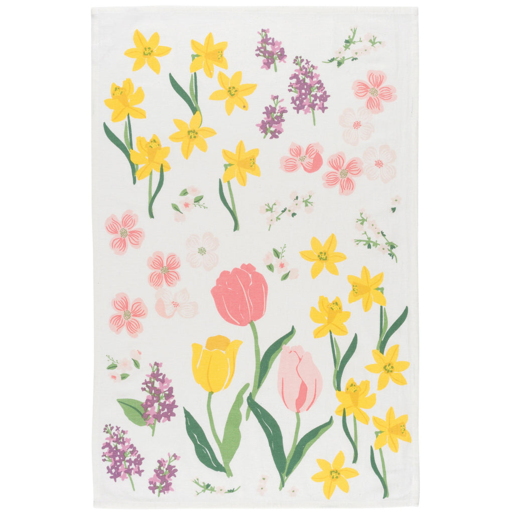 Flowers Of The Month Baker's Floursack Dishtowels Set of 3 Sample