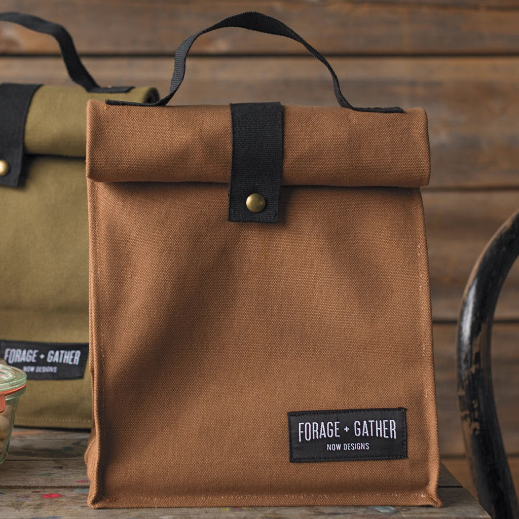 Forage & Gather Lunch Bag Brown Lifestyle