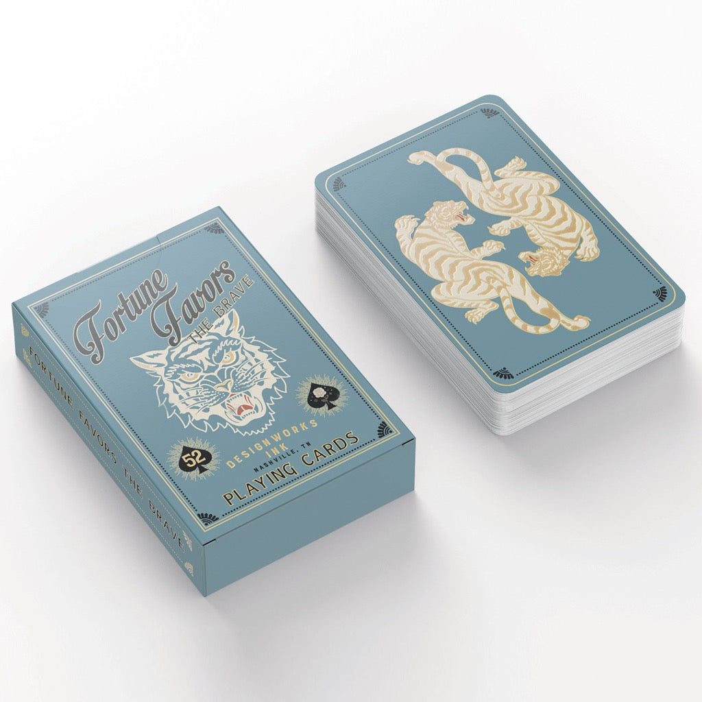 Fortune Favors The Brave Playing Cards