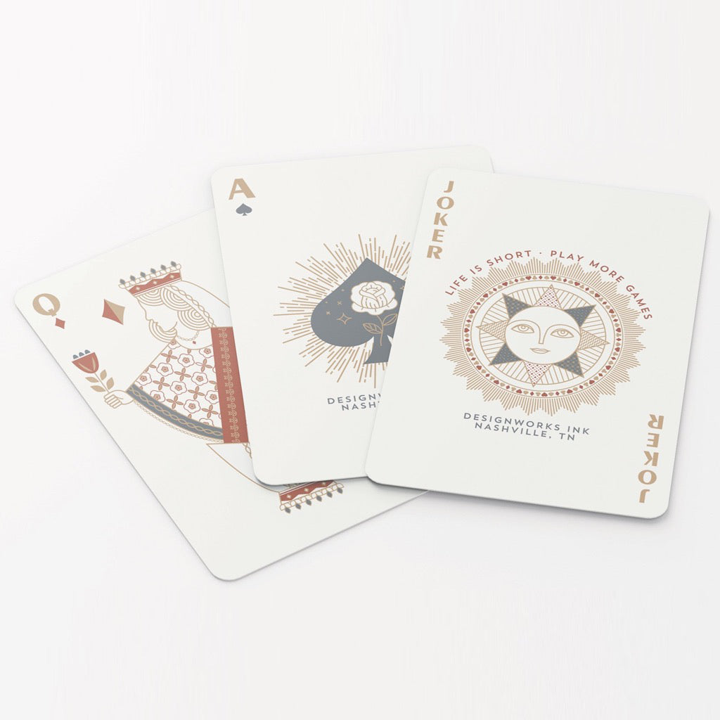 Fortune Favors The Brave Playing Cards Sample