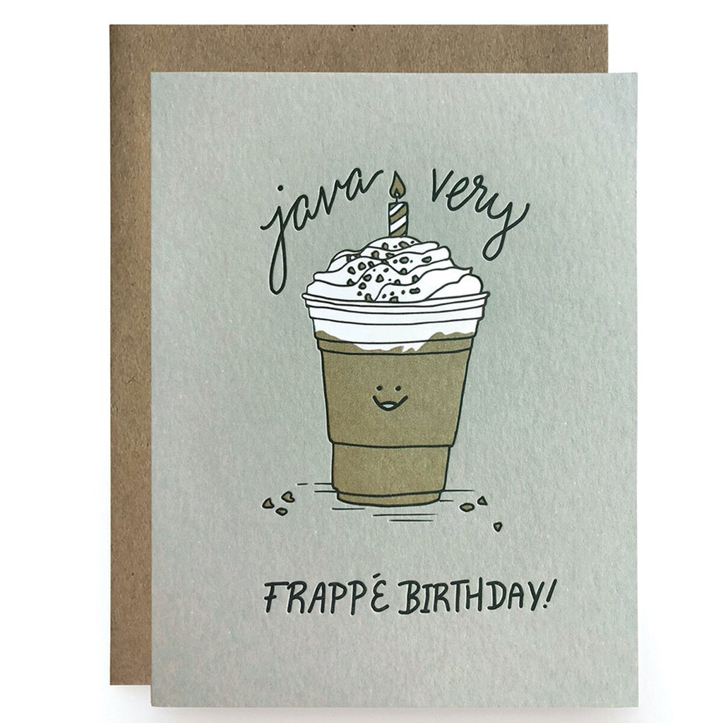 Frappé Birthday Card